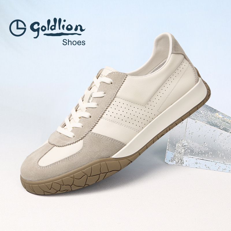 金利来男鞋2025秋季款凉鞋男时尚百搭个性休闲鞋耐磨柔软板鞋男