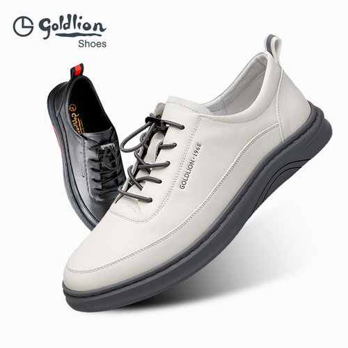 金利来男鞋秋季真皮休闲皮鞋时尚