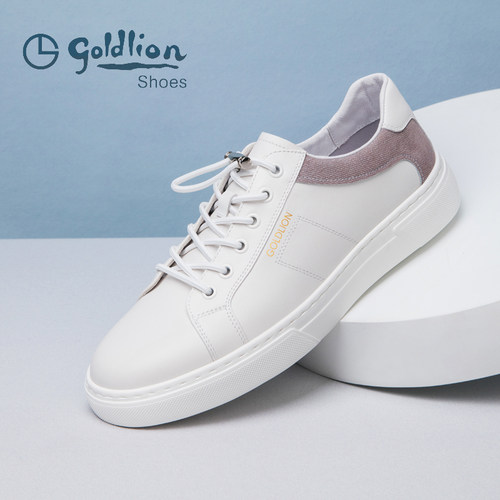 金利来男鞋四季休闲鞋运动小白鞋