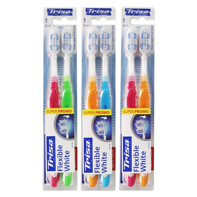 瑞士牙刷trisa软毛成人