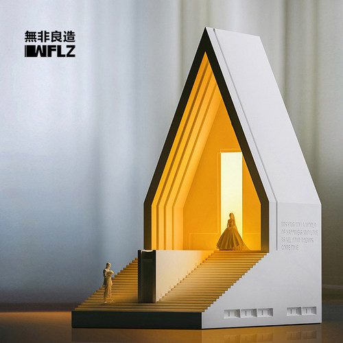 无非良造/氛围灯卧室水泥小夜灯桌面创意台灯摆件伴手礼结婚礼物