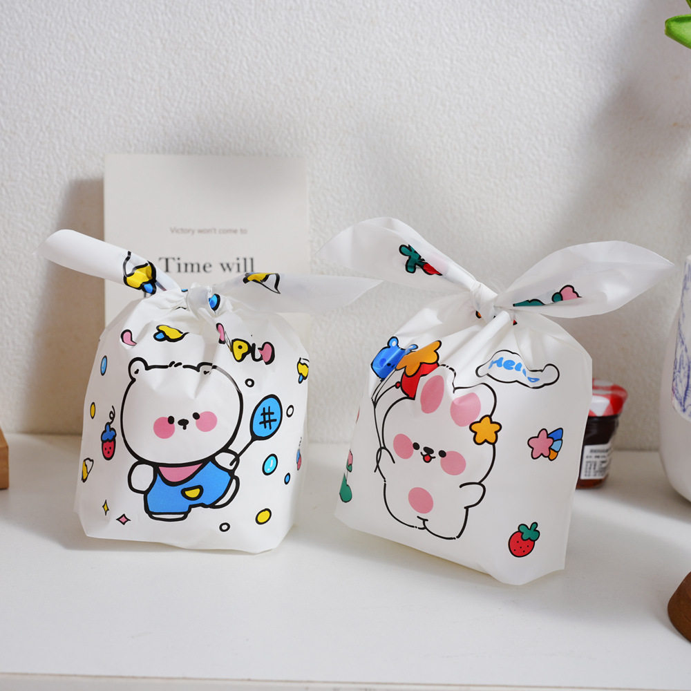 复活节兔耳朵袋礼物包装袋子兔子绑口袋幼儿园烘焙点心饼干糖果袋