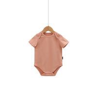 Summer new baby pure cotton summer light and thin women's triangular bag bottom coat, short-sleeved jumpsuit, baby men's base coat thumbnail 3