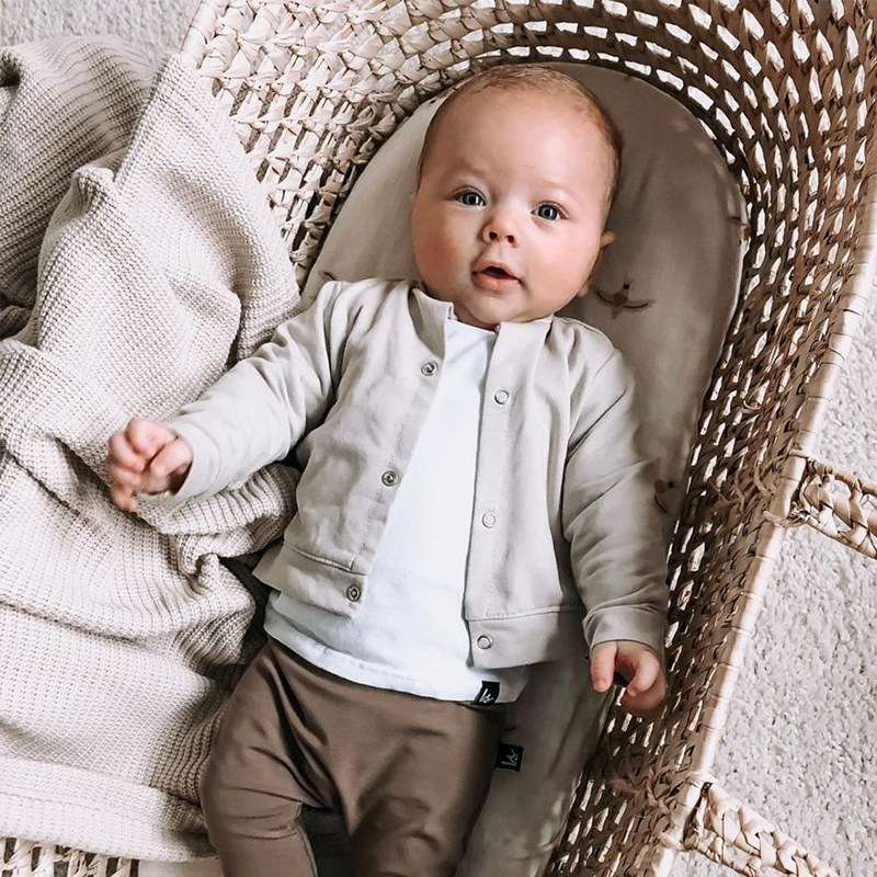 MENIJIA 봄 가을 IN 스타일 패션 퓨어 코튼 스웨트 셔츠 코튼 가디건 스몰 코트 베이비 가을 나들이 베이비 탑