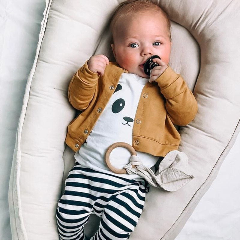 MENIJIA 봄 가을 IN 스타일 패션 퓨어 코튼 스웨트 셔츠 코튼 가디건 스몰 코트 베이비 가을 나들이 베이비 탑