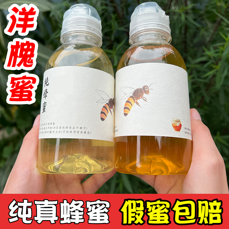 洋槐蜂2023年新蜜水白色槐花蜂蜜农家自产新鲜成熟野生洋槐蜂蜜孕