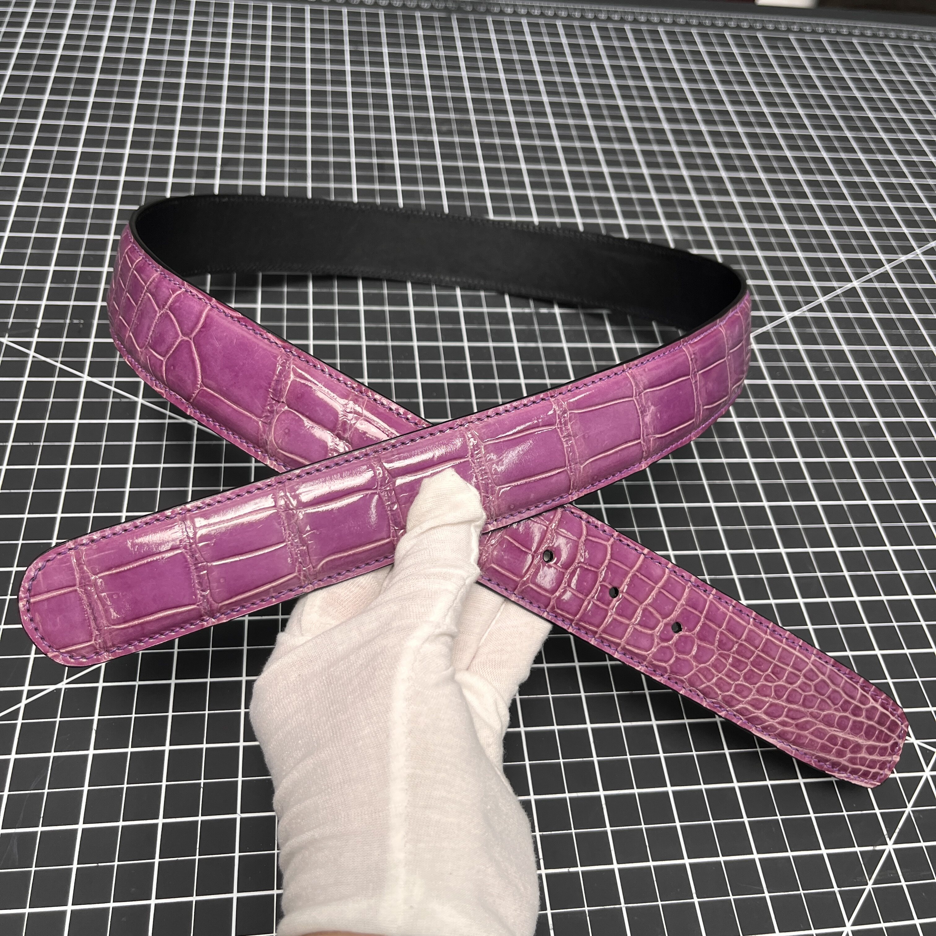 尼罗高光拱珠皮带  男士商务高腰带/皮带/腰链