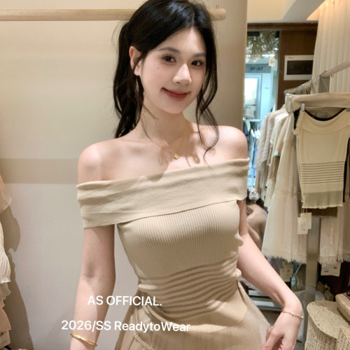 AS OFFICIAL-美肩滤镜get显瘦秘籍日常约会0压力·时髦一字肩1638