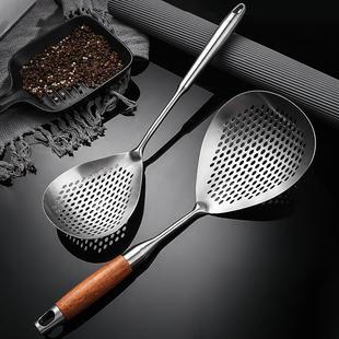不锈钢长柄厨房用捞面勺家用花椒沥油漏勺大号小号捞饺子捞花椒勺