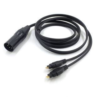 适用于森海HD650 HD660s HD580 HD600耳机线4芯卡侬头平衡线