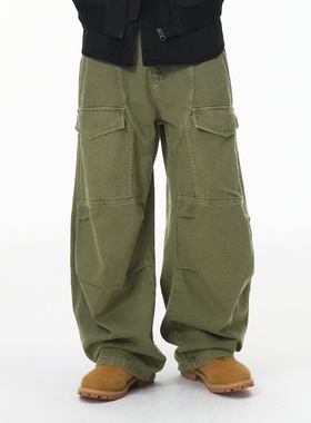 inflation 美式多口袋工装裤25秋季新品潮牌复古街头弯刀休闲裤男