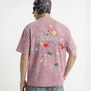 inflation雪花攀岩印花短袖T恤26春夏季新品百搭原创潮牌印花上衣