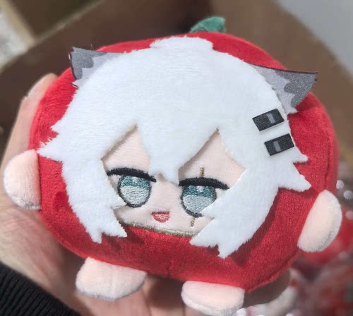 现货 明日方舟拉普兰德能天使番茄狼葡萄狼大果狼苹果乐毛绒挂件