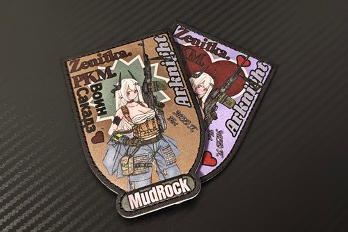 明日方舟泥岩镂空K服战斗工兵风格士气章同人二创魔术贴个性贴章