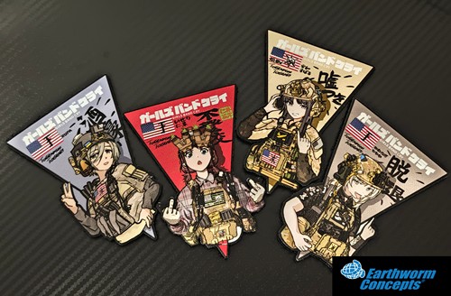 GBC哭泣少女乐队fog战术网红风格士气章军迷魔术贴个性户外贴章