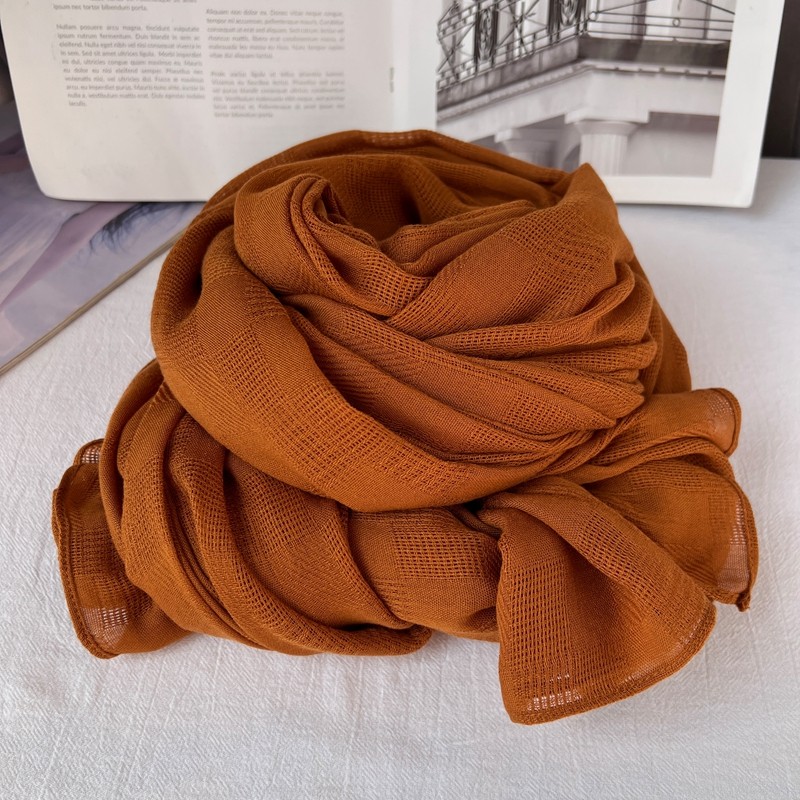 焦糖色新款网格棉麻围巾女冬季韩版百搭长款披肩纯色加厚保暖丝巾,服饰配件/皮带/帽子/围巾,围巾/丝巾/披肩,淘宝优惠券,粉丝福利购,淘宝优惠卷