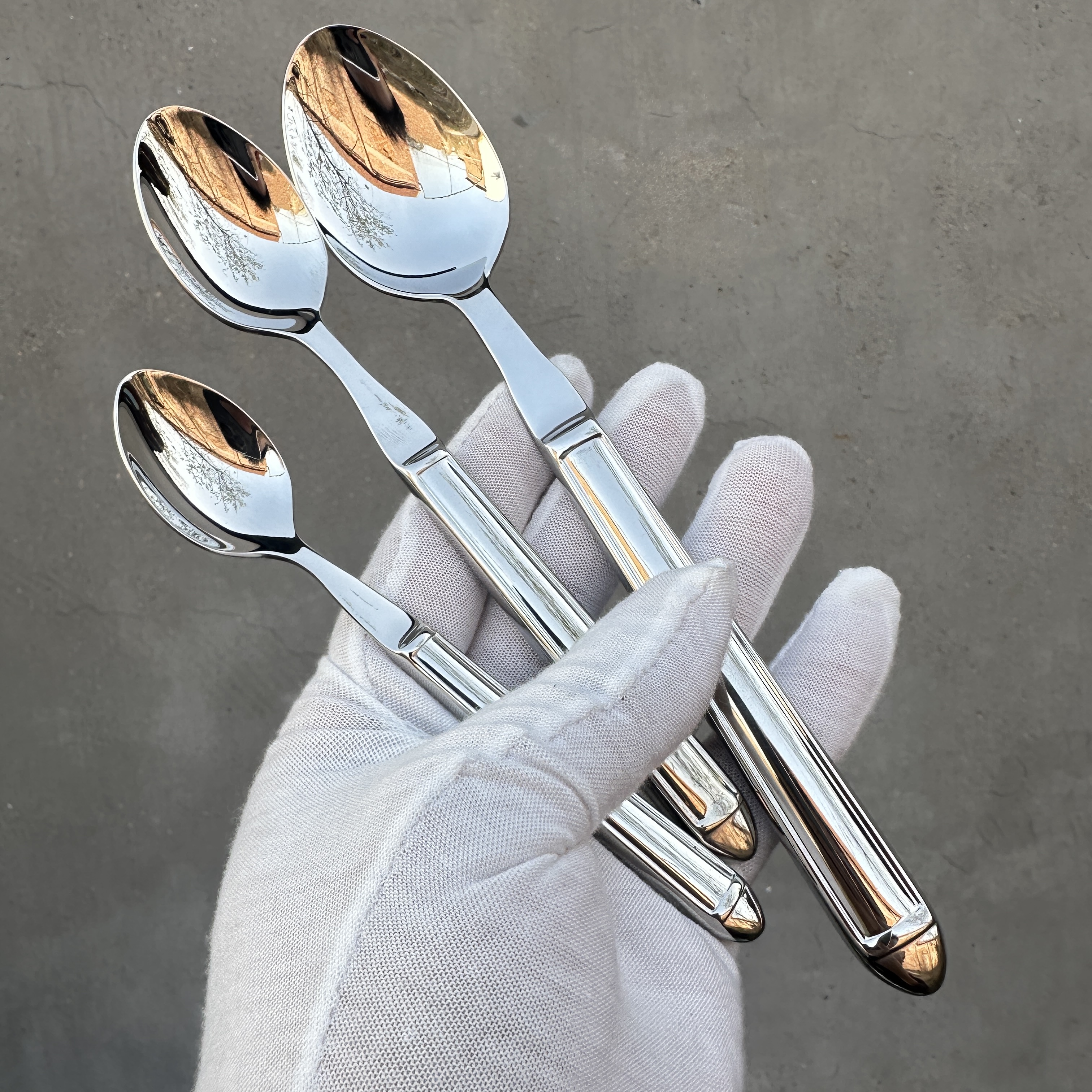 挪威哈达哥304不锈钢西餐勺主餐勺子学生汤勺饭勺咖啡勺牛排叉子