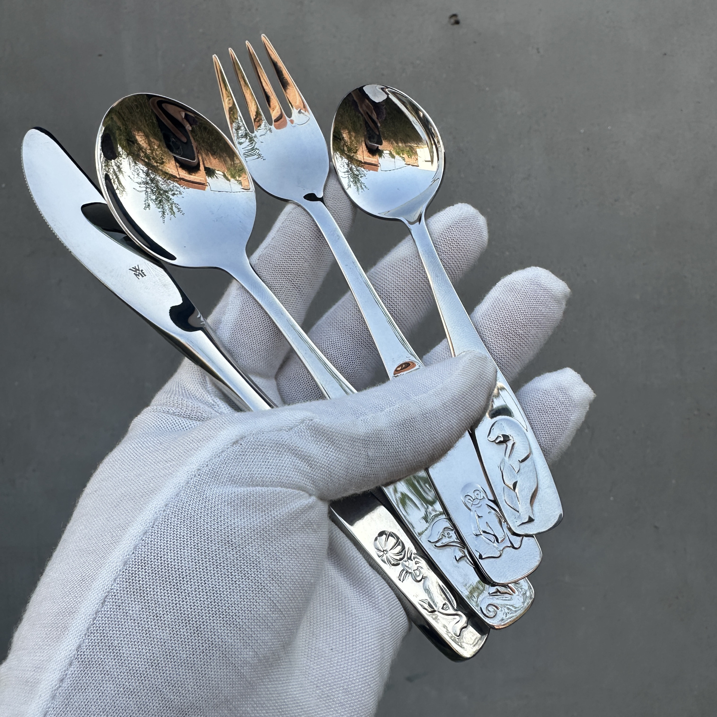 【高货捡漏】德国WMF304不锈钢儿童牛排刀叉汤勺卡通图案宝宝饭勺,餐饮具,西餐餐具套装,淘宝优惠券,粉丝福利购,淘宝优惠卷