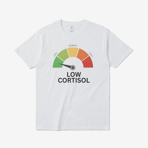 Low Cortisol Level Meme T Shirt男女时尚酷炫休闲纯棉短袖T恤