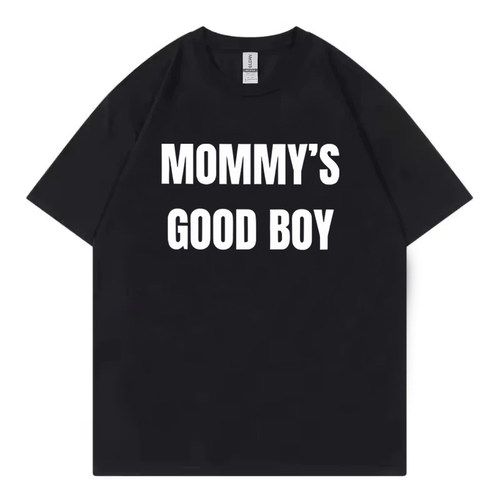 MOMMY's GOOD BOY T Shirt 印花创意趣味时尚男女个性纯棉短袖T恤