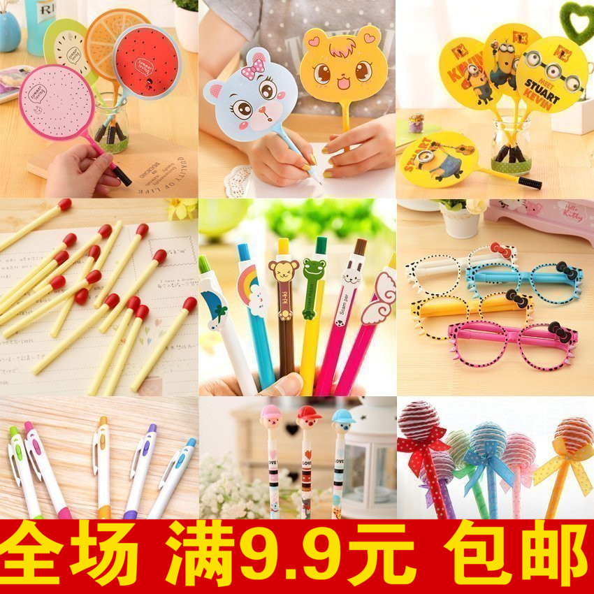 韓國創意文具 可愛 卡通 動物圓珠筆 簽字筆學生禮品獎品批發