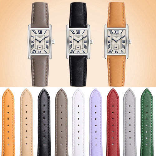 亨诺浪琴黛卓维娜手表带女真皮