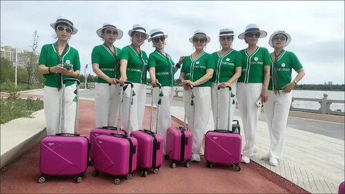 空姐登机行李箱14寸密码箱万向轮