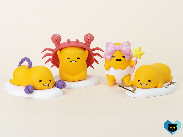 正版散货popmart泡泡玛特蛋黄君懒蛋蛋哥12星座系列盲盒公仔摆件