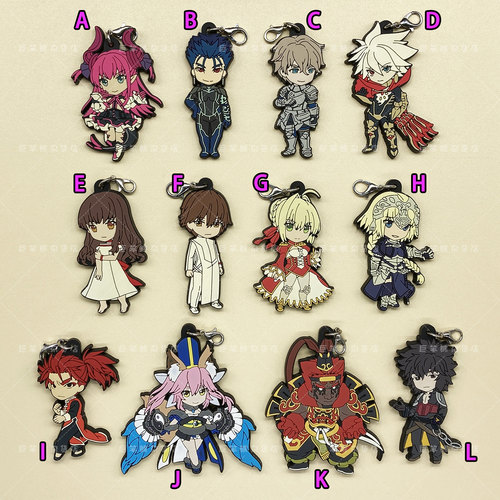 散货Fate EXTELLA玉藻前阿基米德贞德迦尔纳尼禄伊丽莎白橡胶挂件