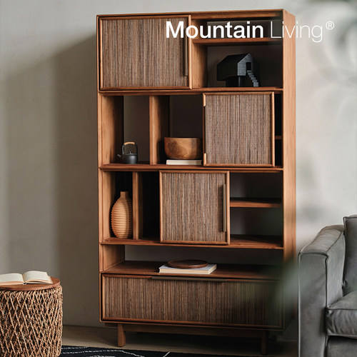 MountainLiving老柚木书柜