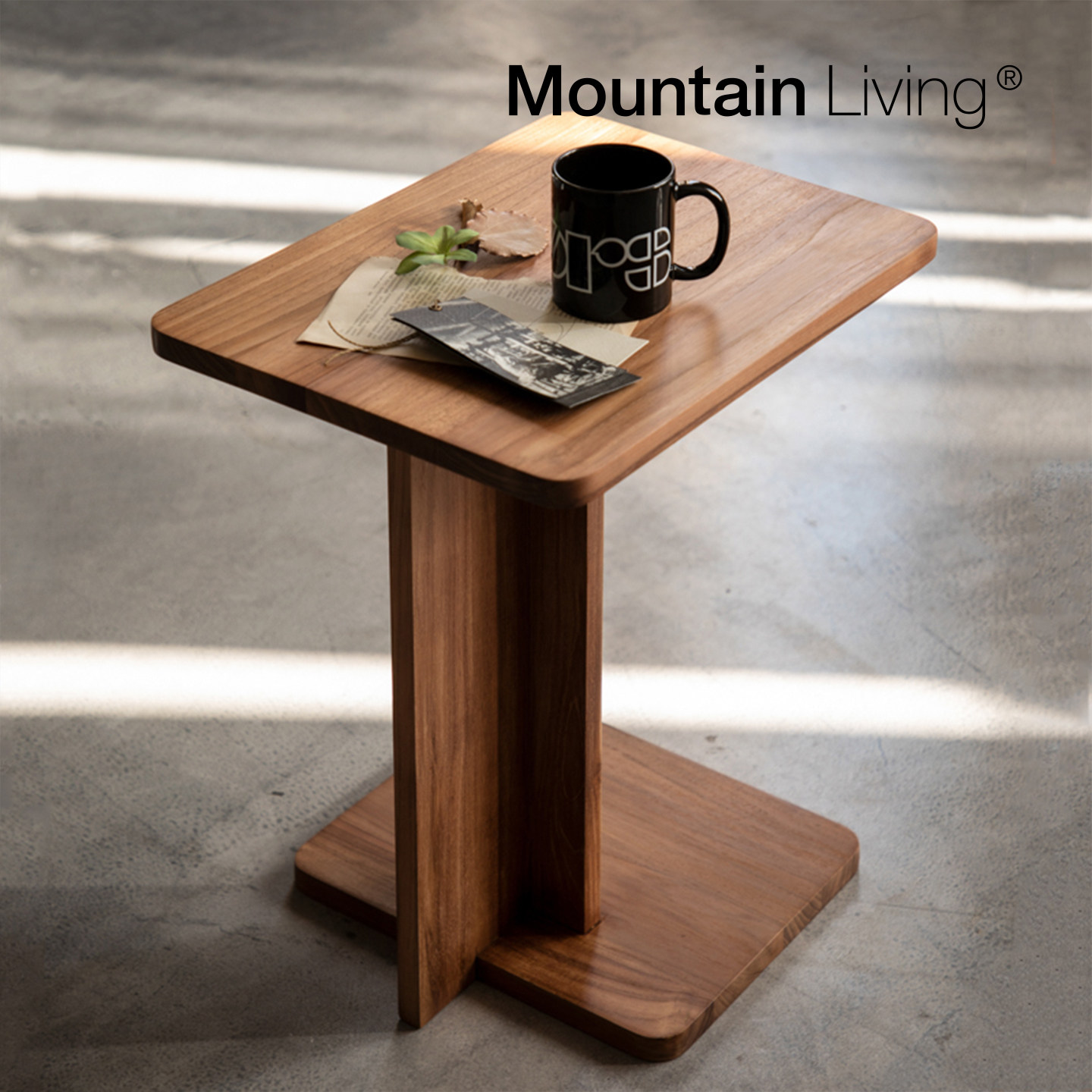 MountainLiving进口柚木家具纯实木客厅沙发旁小茶几边几边桌咖啡
