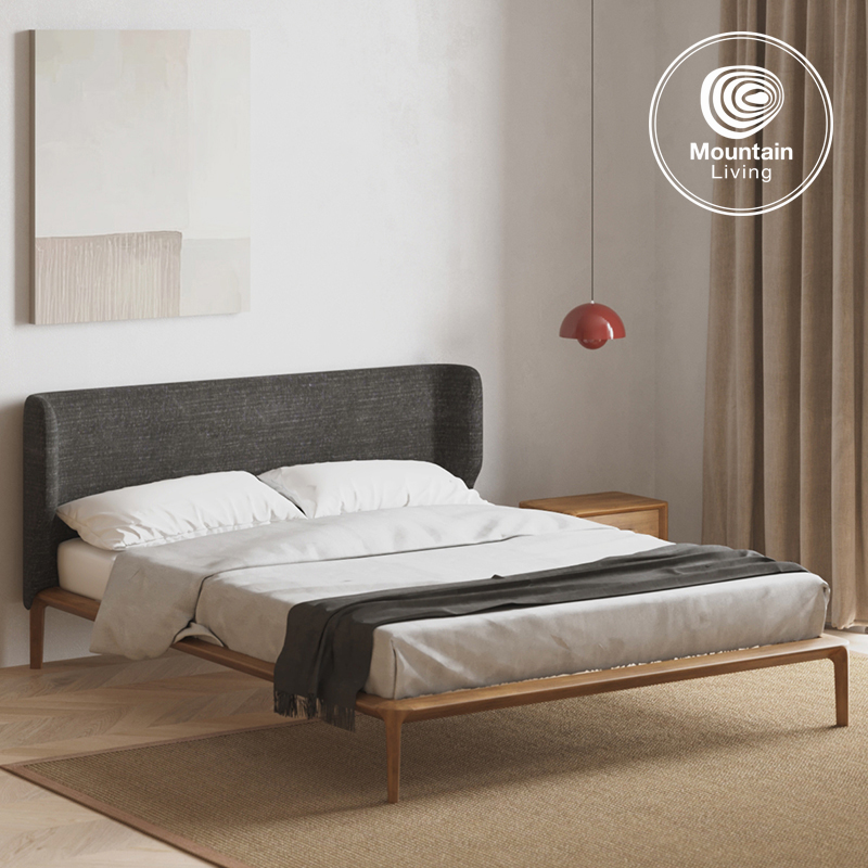 MountainLiving进口柚木实木床