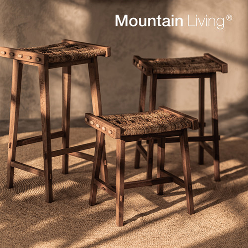 MountainLiving进口老柚木凳子