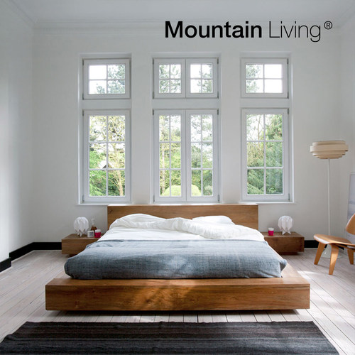 MountainLiving进口柚木双人床