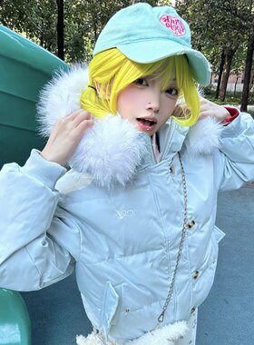 2026冬季爆款羽绒派克棉服女加厚保暖大毛领棉衣棉袄学生连帽外套