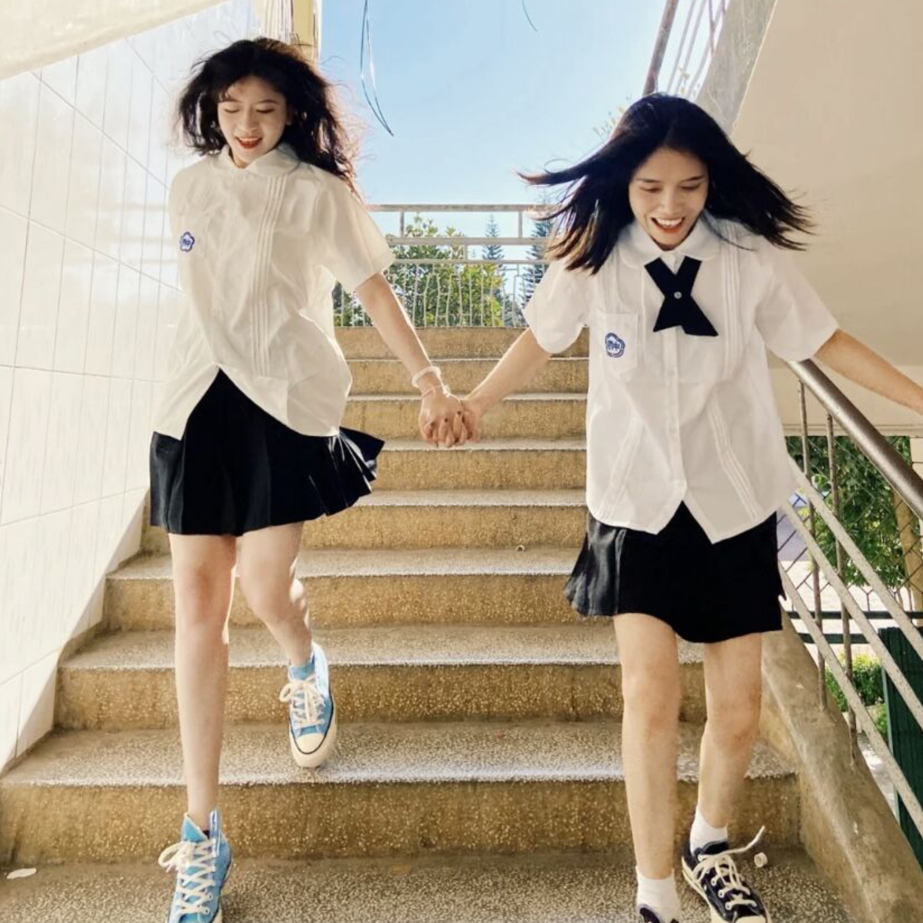 日系学院风学生班服套装泰式校服