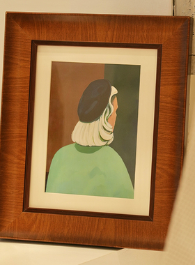 中古风实木画框相框油画外框