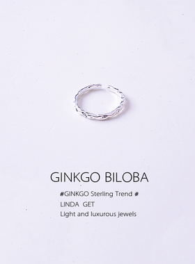 s925网红款日韩个性潮人气质戒指