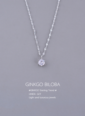 925纯银六爪项链高级轻奢小众