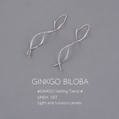 925纯银波浪流苏耳线女耳钉耳饰精致小众设计个性 潮新款 高级轻奢