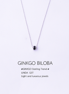 S925纯银简约气质日韩国迷你项链