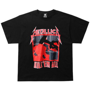 Metallica金属乐队周边男女短袖T恤Kill 'Em All金属专辑封面上衣