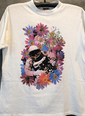 Sonic youth音速青年乐队美式复古风vintage朋克摇滚短袖男女T恤