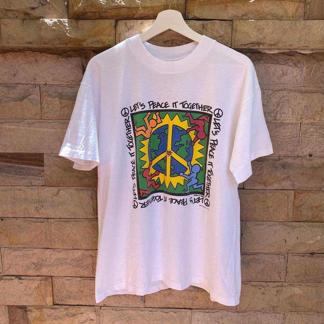 小众设计感短袖涂鸦欧美