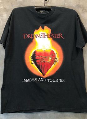 Dream Theater梦剧场乐队摇滚金属朋克短袖T恤美式街头潮流五分袖
