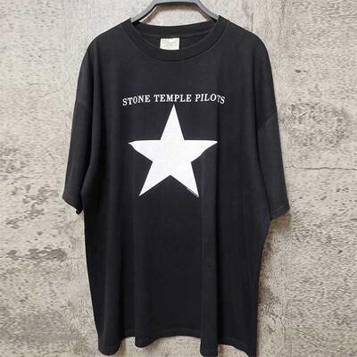 石庙向导乐队美式摇滚短袖T恤棉