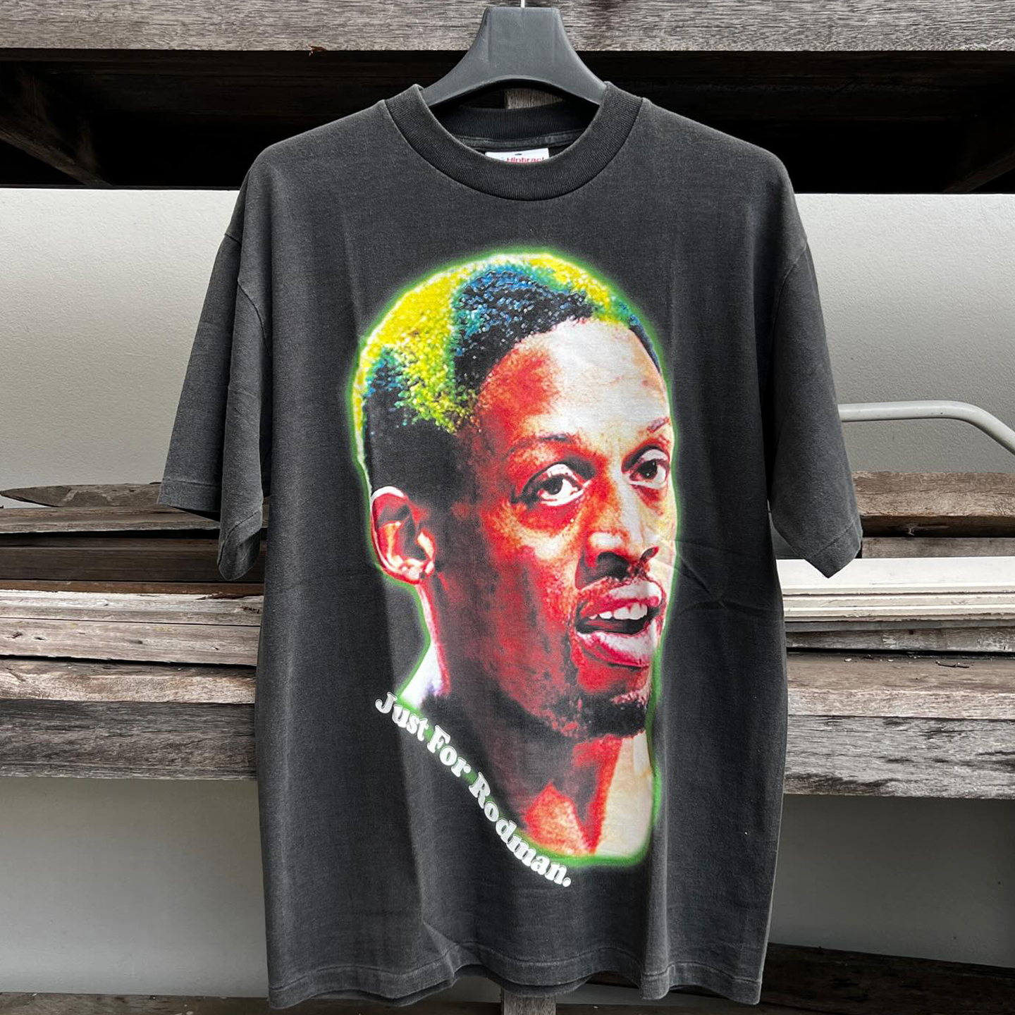 球星罗德曼美式重磅棉短袖T恤潮