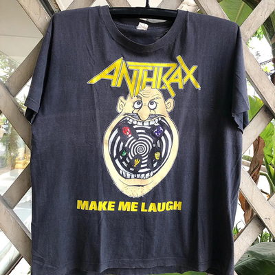 小众个性复古vintage摇滚tee宽松