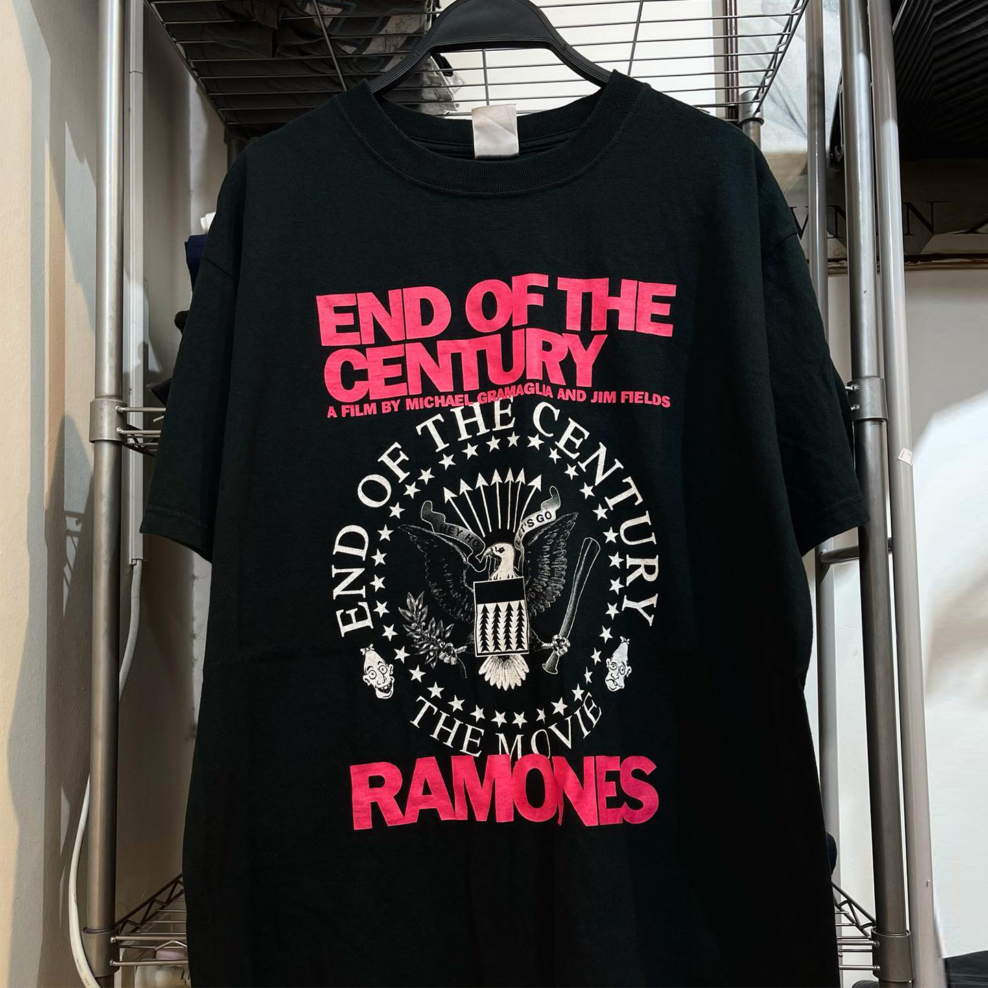 雷蒙斯乐队美式重磅纯棉短袖T恤