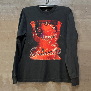 Kanye West侃爷专辑周边美式oversize涂鸦小众街头长袖情侣款卫衣